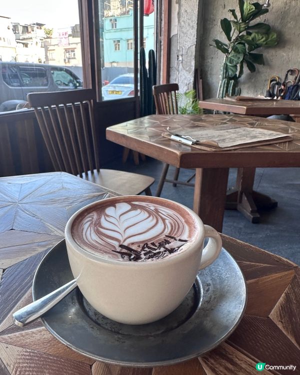 大圍兩層高工業風cafe☕️