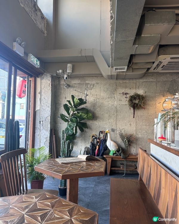 大圍兩層高工業風cafe☕️