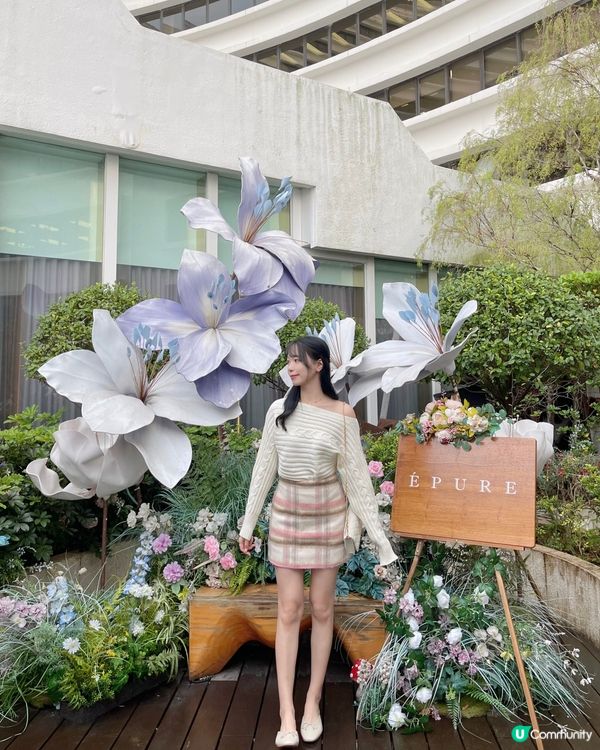 尖沙咀米芝蓮一星餐廳🌟花園中的打卡下午茶🌸