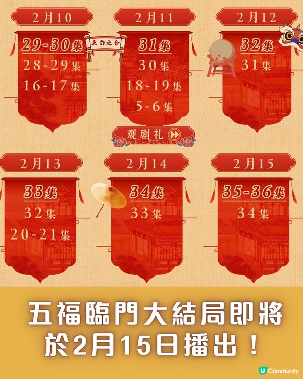 五福臨門追劇日曆+更新時間！即將大結局劇情8大看點