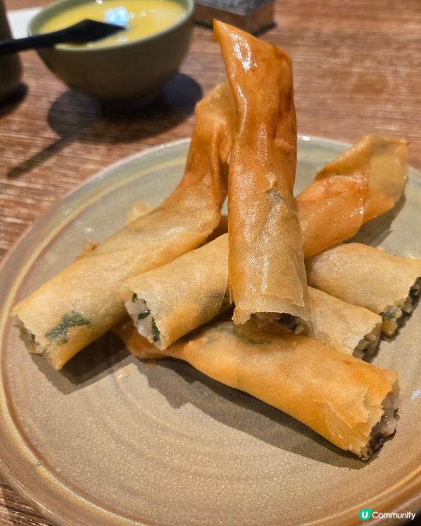 黃魚春卷，酥脆可口