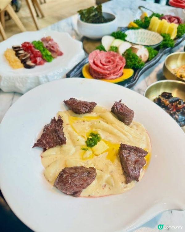 情人節韓式套餐🇰🇷 烤牛肉好高質😝