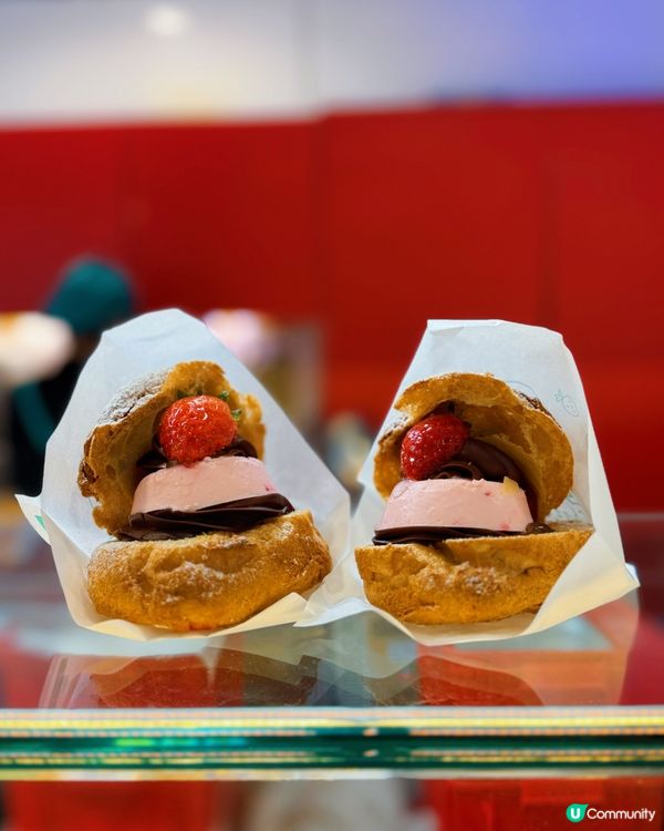 西樹泡芙情人節限定口味💖仲有人氣熱食爆漿開心果泡芙！