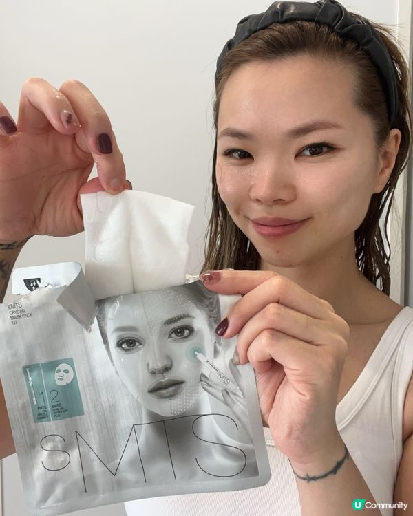 水光粒子面膜敷完勁水潤