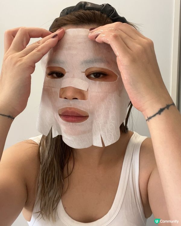 水光粒子面膜敷完勁水潤