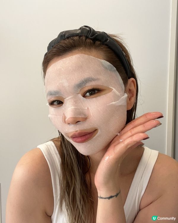 水光粒子面膜敷完勁水潤