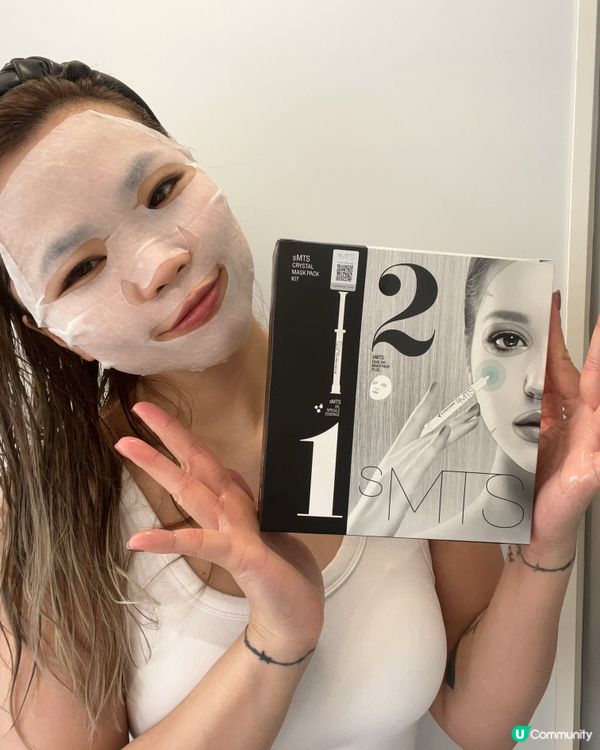 水光粒子面膜敷完勁水潤