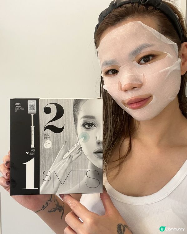 水光粒子面膜敷完勁水潤