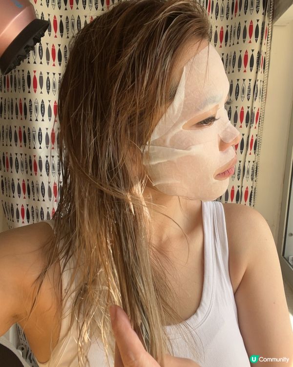 水光粒子面膜敷完勁水潤