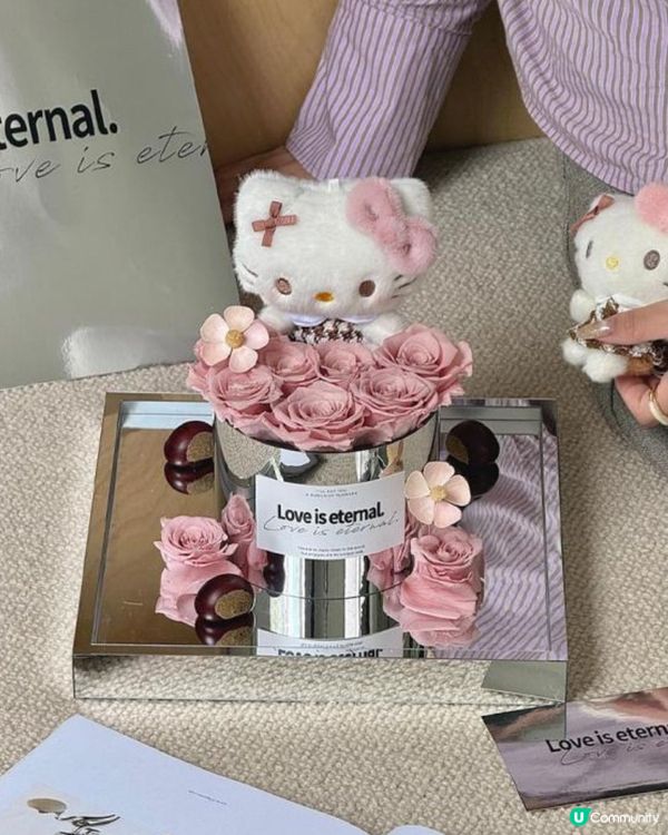 La Bu Bu 保鮮花公仔｜最佳情人節禮物💓