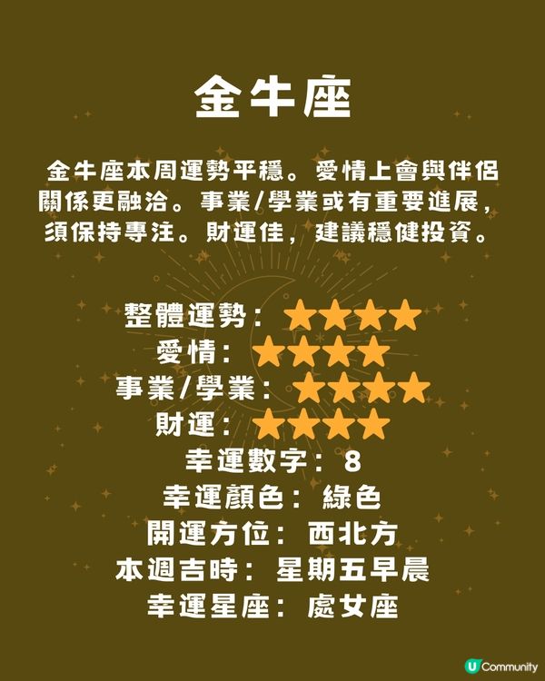 本週12星座運勢(11/2-16/2)🌟