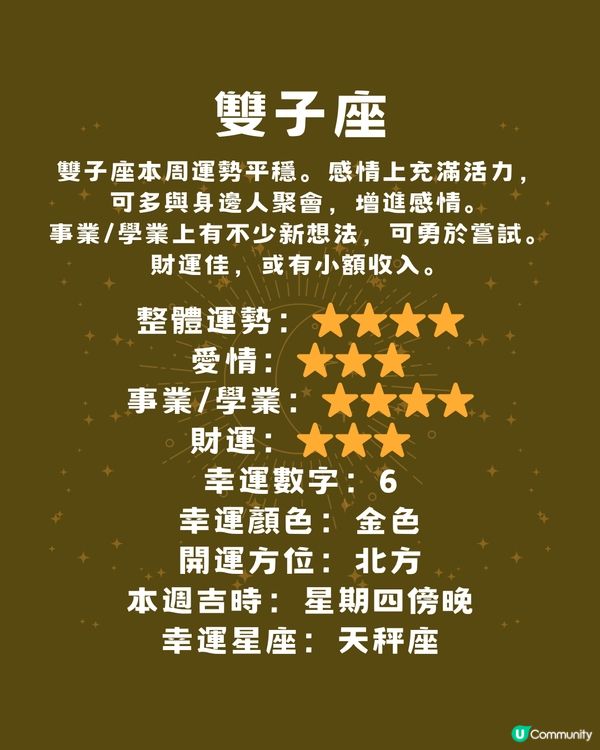 本週12星座運勢(11/2-16/2)🌟