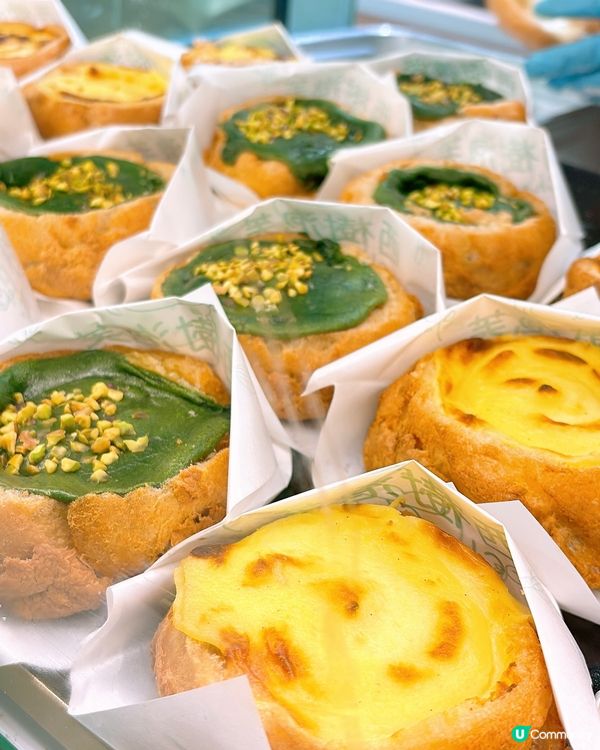 🎏西樹泡芙期間限定💚爆漿開心果布甸泡芙‼️指定三間分店有售