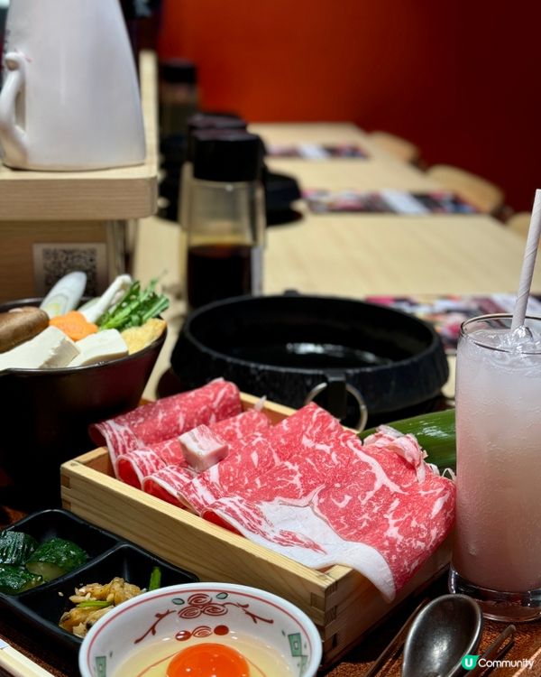 【銅鑼灣｜一人一鍋北海道十勝產牛關西壽喜燒】