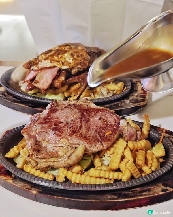 分量十足👍懷舊🍴鐵板餐