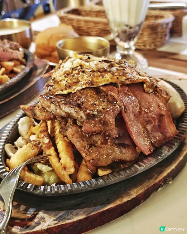 分量十足👍懷舊🍴鐵板餐