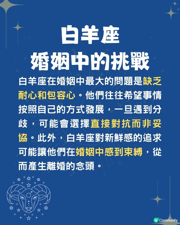 離婚率最高Top3星座💔2星座追求新鮮感⁉️OO座欠耐性😭