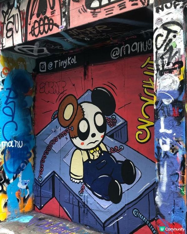 澳洲墨爾本自由行——塗鴉街感受街頭文化！