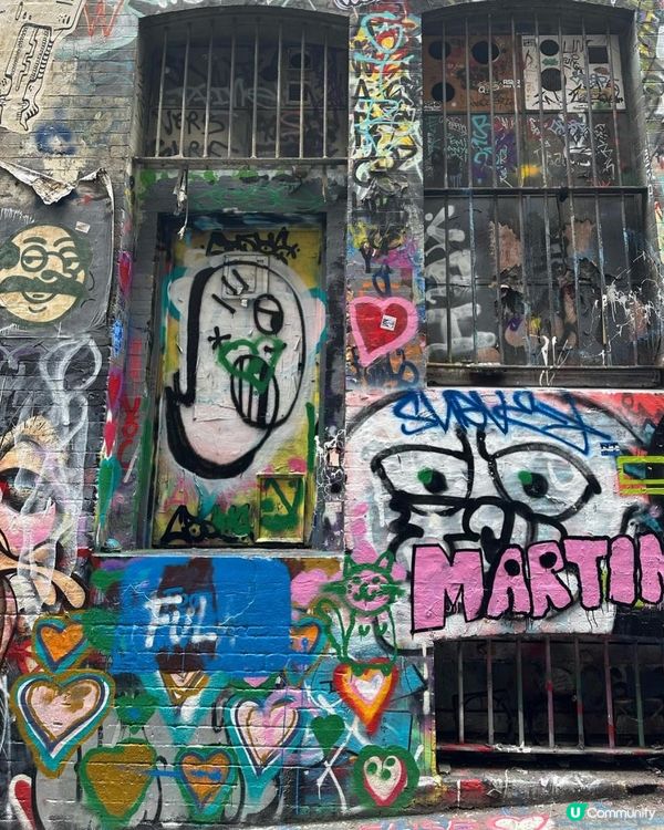 澳洲墨爾本自由行——塗鴉街感受街頭文化！