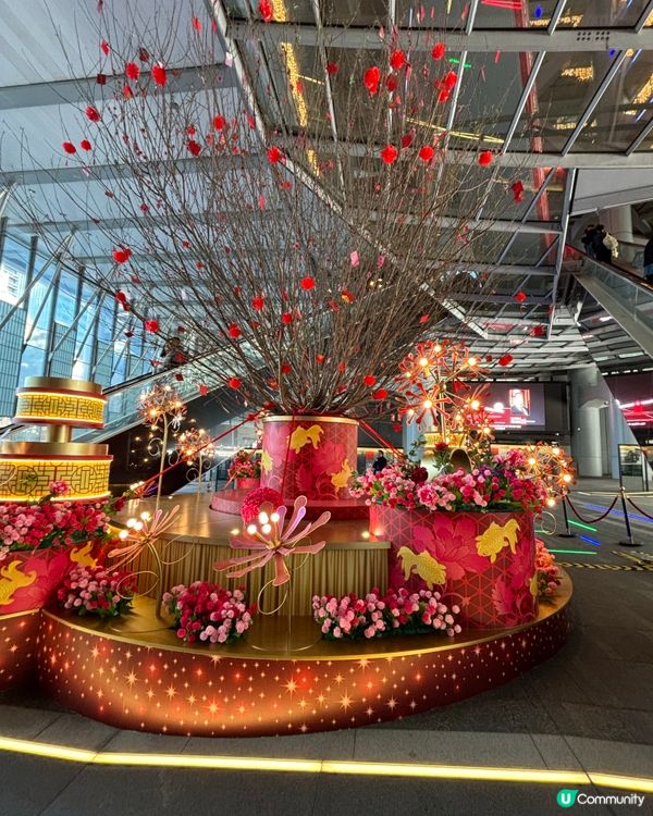 (新年2025) 中環匯豐銀行總行新年佈置