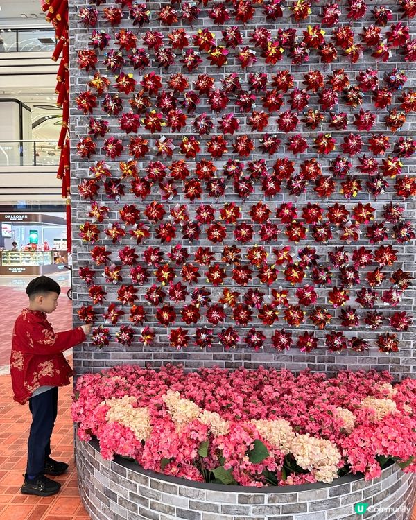 圍方風車牆 好運連綿不絕❤️