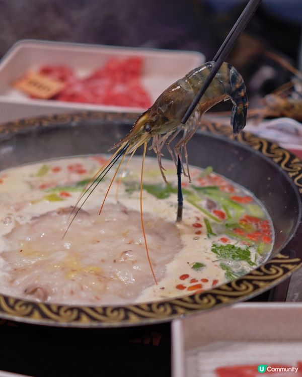 銅鑼灣牛站(駅)麻辣火鍋放題🔥  $298任食大頭蝦🦐  抵