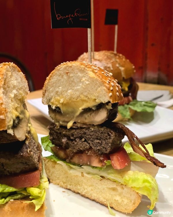 人氣美式漢堡就在這美食街