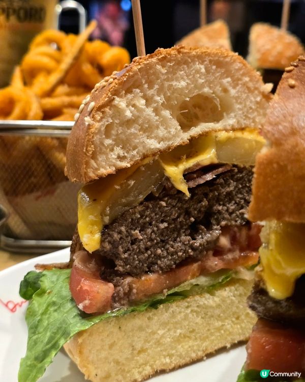 人氣美式漢堡就在這美食街