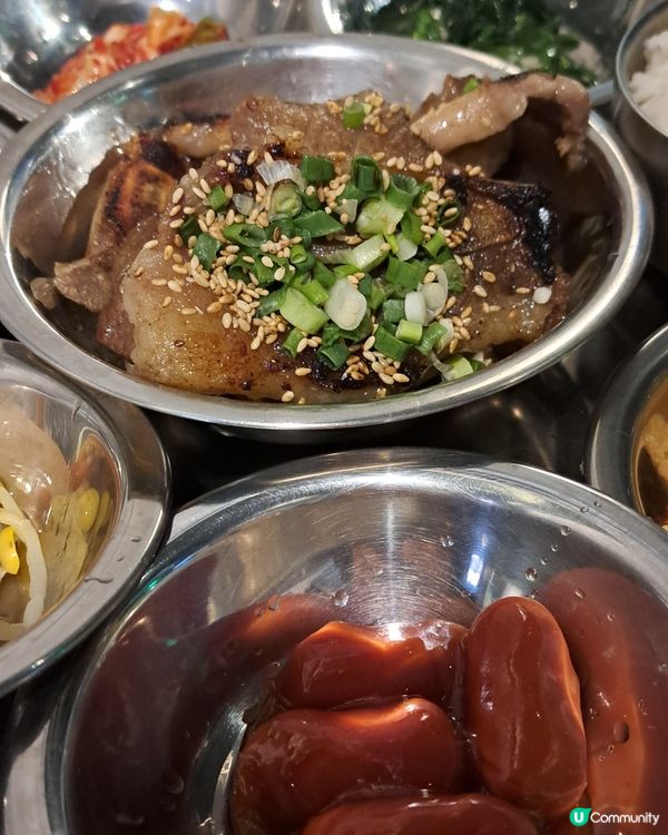 非常近乎在斧山吃的韓國菜