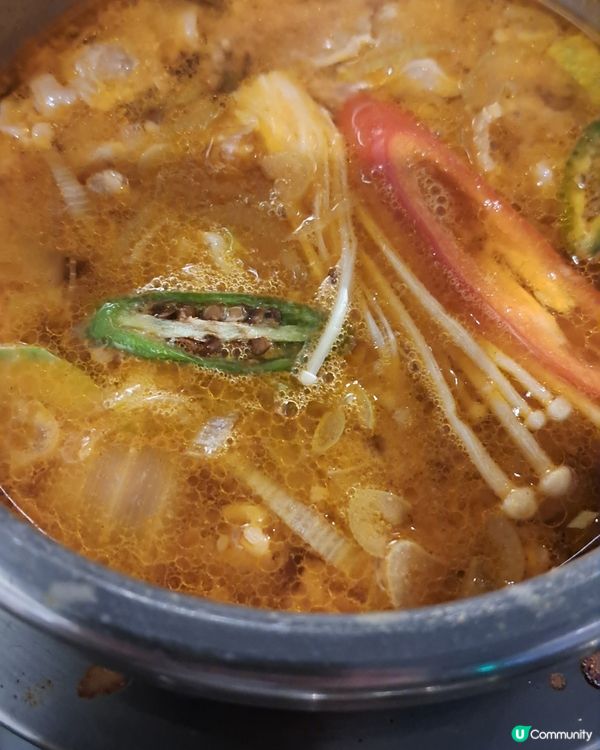 非常近乎在斧山吃的韓國菜