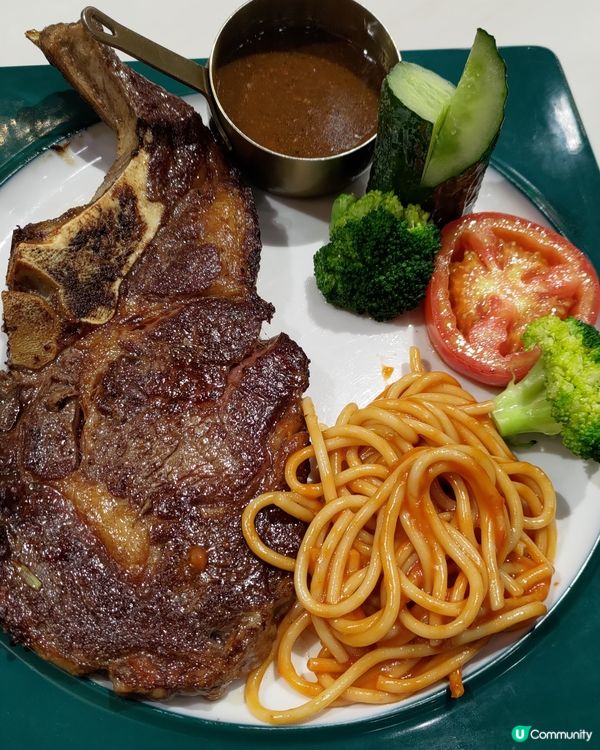 ## 深圳蓮塘必食西餐🥩超巨型斧頭牛扒勁抵食💜