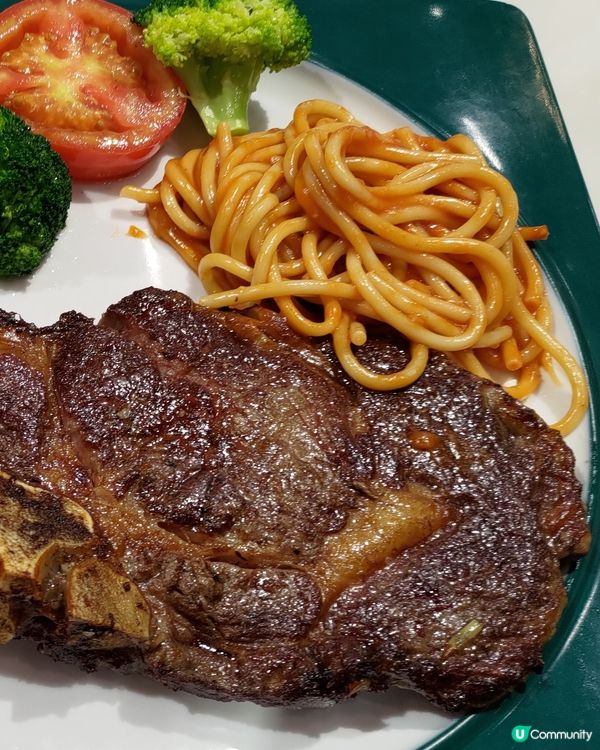 ## 深圳蓮塘必食西餐🥩超巨型斧頭牛扒勁抵食💜