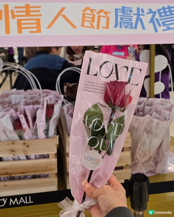 元朗情人節🌹  免費送玫瑰！