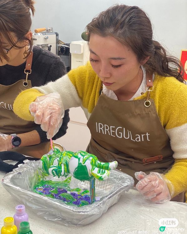 IRREGULart-流體藝術工作坊 ｜流體藝術熊仔