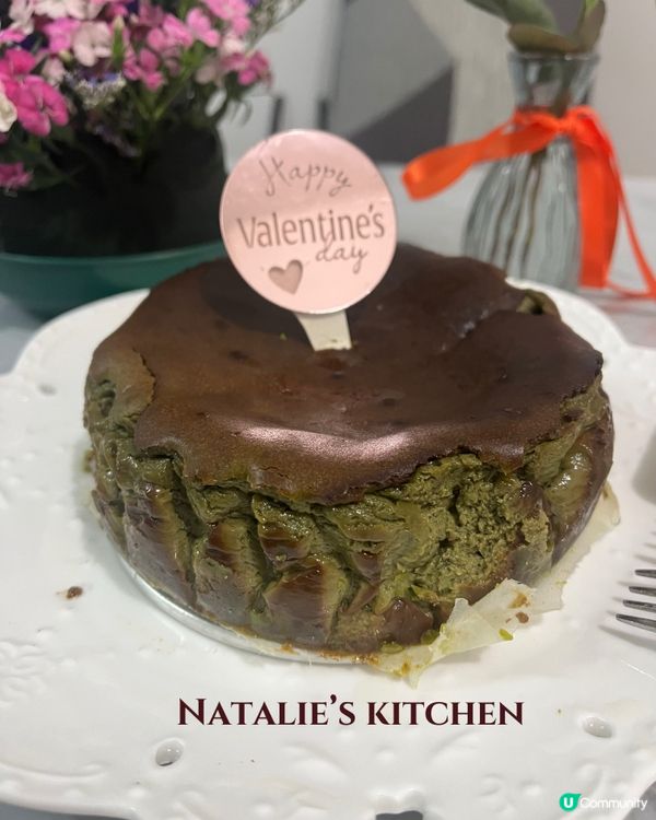 自家製抹茶流心巴斯克芝士蛋糕