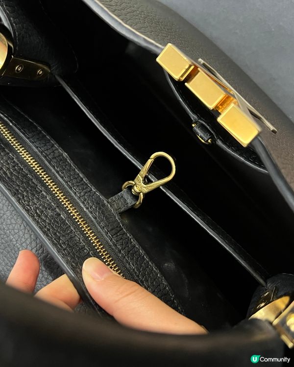 LV Capucines開箱！黑配灰低調奢華，細節美到犯規🖤