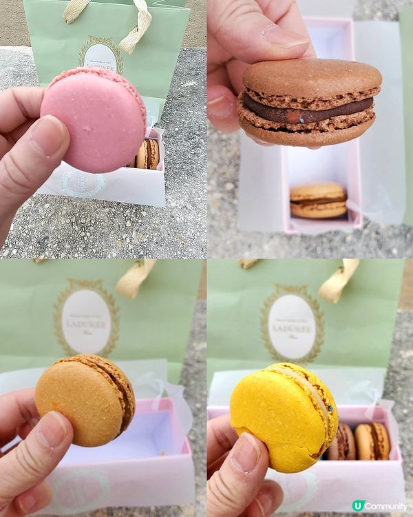  Ladurée情人節。期間限定心形❤️馬卡龍