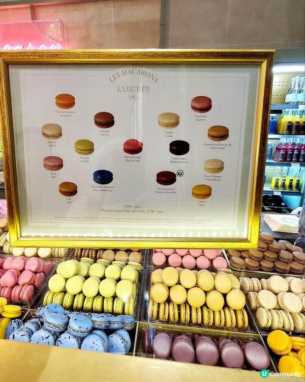  Ladurée情人節。期間限定心形❤️馬卡龍