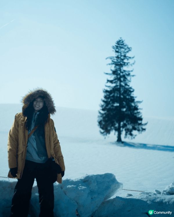 第一次見咁多雪同咁凍，第一次去北海道，白雪雪影相好似特別靚