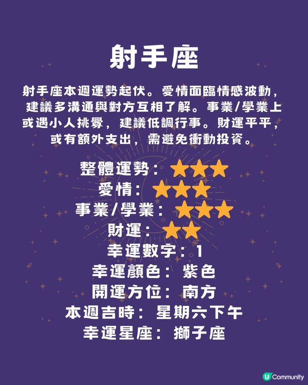 本週12星座運勢(17/2-23/2)🌟