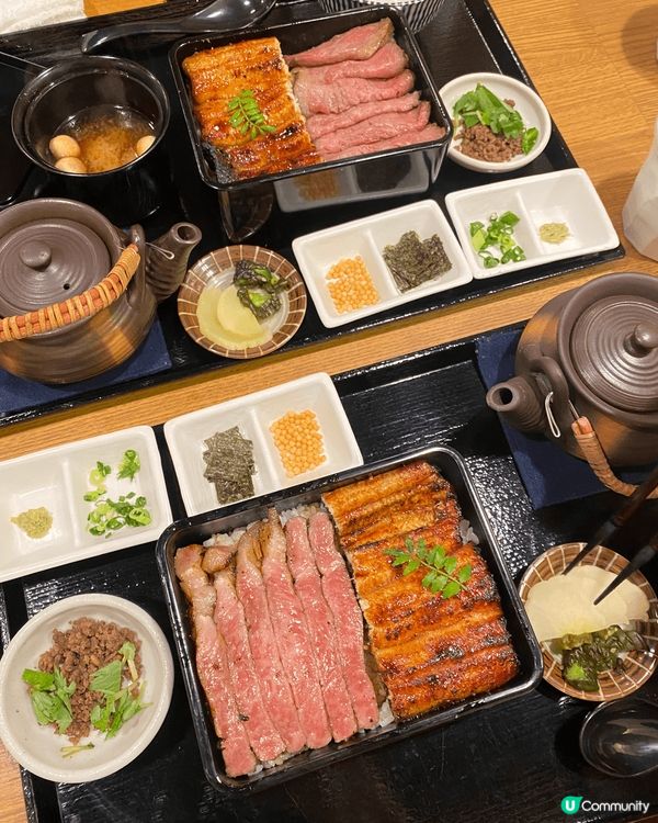 A5和牛+鰻魚🤤一次滿足兩個願望！