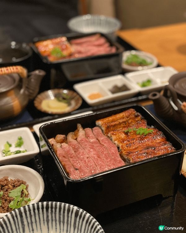 A5和牛+鰻魚🤤一次滿足兩個願望！