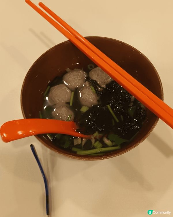 上環.皇后街 熟食檔 的潮州 炒麵線、牛丸湯及綠豆清心丸，必...