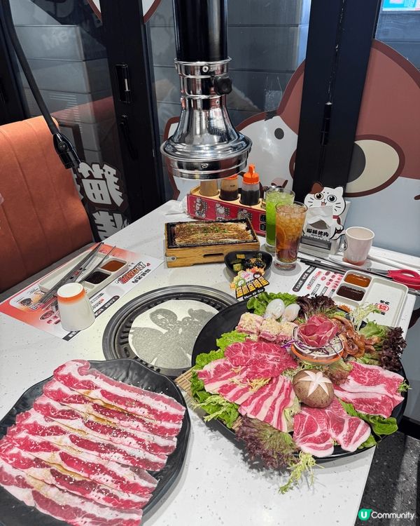 最近同老公去左食貓抓烤肉慶生日🎂店舖以貓貓為主題食物好豐富，...