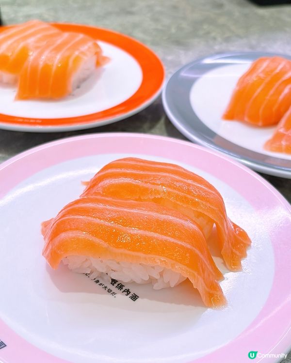 🎏元気壽司🍣今日限定‼️三文魚壽司堂食價$7/2件