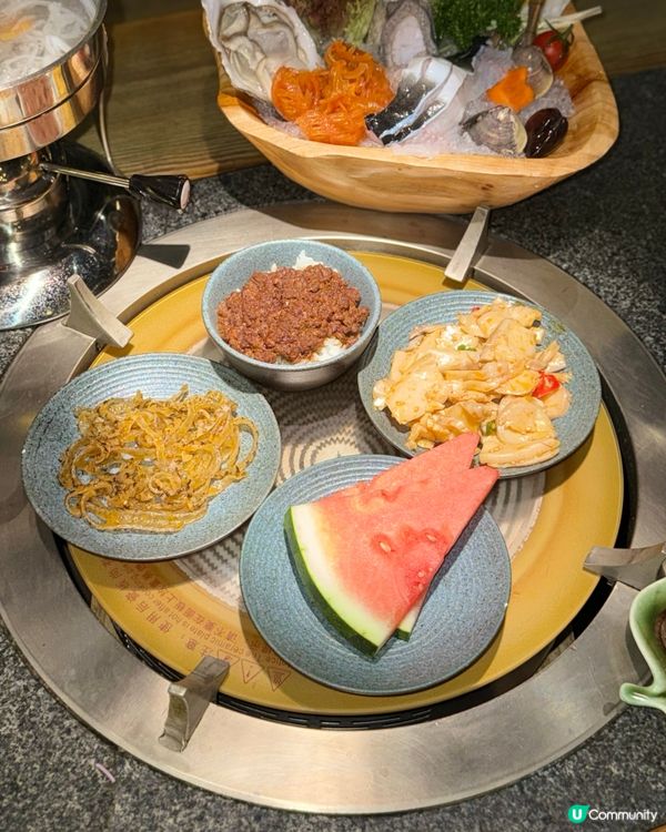 湊湊台式半自助午市火鍋🍲任食前菜！滷肉飯！水果！✨