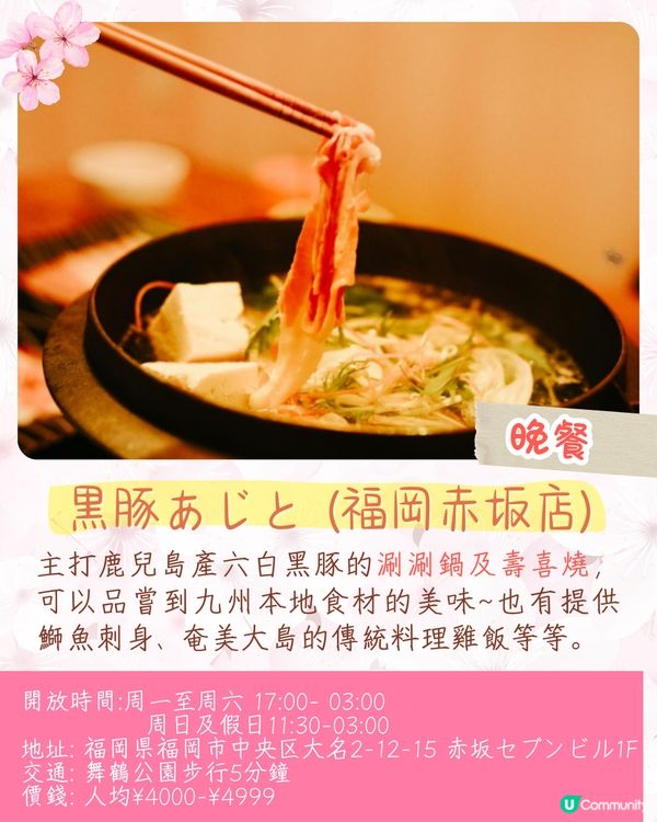 福岡賞櫻一日遊路線🌸花海美景/人氣櫻花祭/ 70+美食攤位🚗附交通資訊