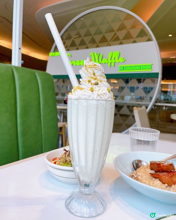 Green Waffle Diner💚 最新開心果甜品