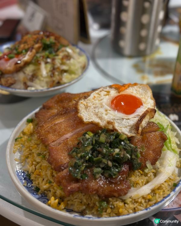 旺角人氣肉餅•焗飯專門店 配燶邊蘭王蛋