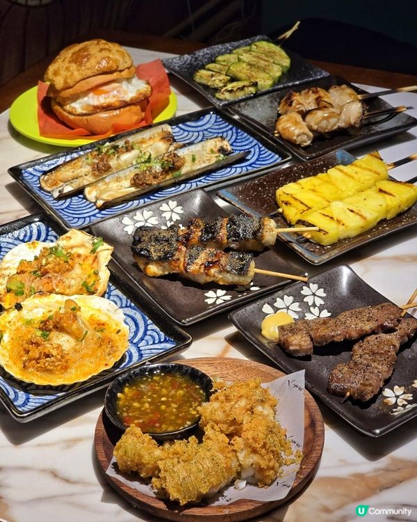 旺角串燒店特色菠蘿包